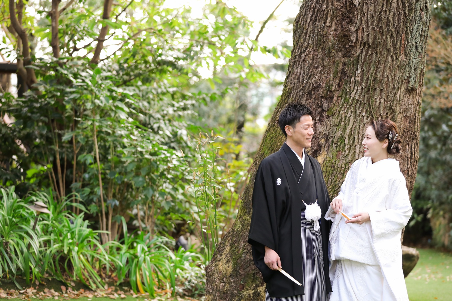 洋装 和装ウェディング 白無垢に身を包んだ品のある結婚式 ザ ナンザンハウス The Nanzan House