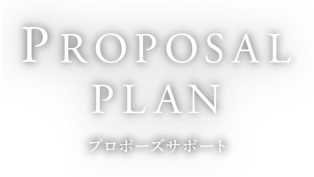PROPOSAL PLAN プロポーズサポート